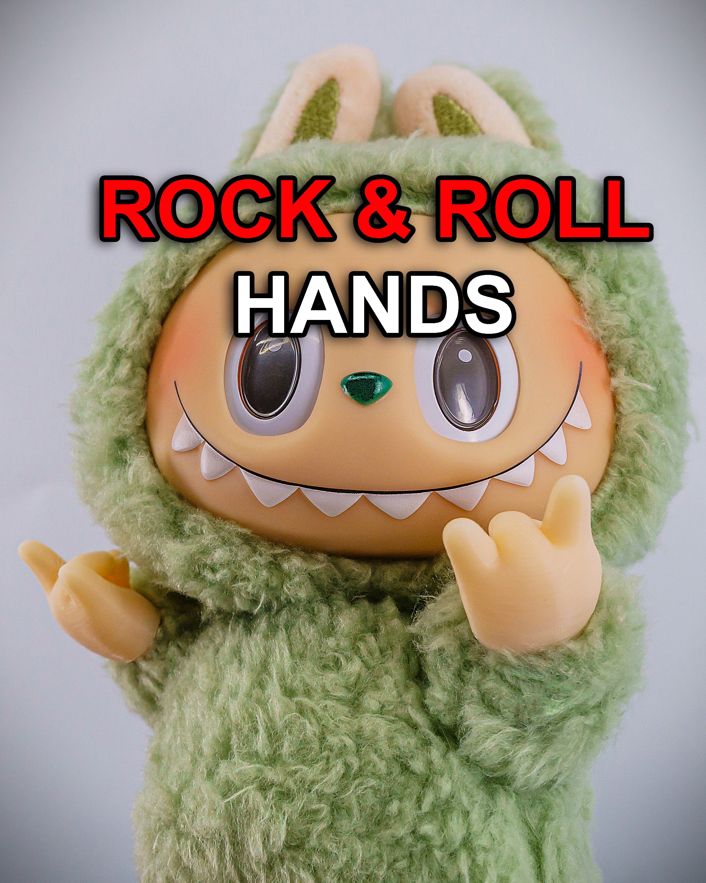Rock and roll Hand – I love you Hand - Detachable 3D Printed Accessory, Funny Pose Part for Custom Figure