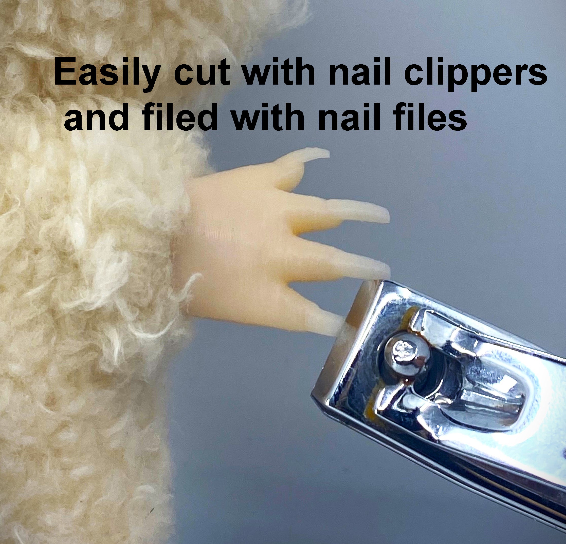 smoking Hands Long nail – Detachable 3D Printed Accessory, accessories for Custom Figure