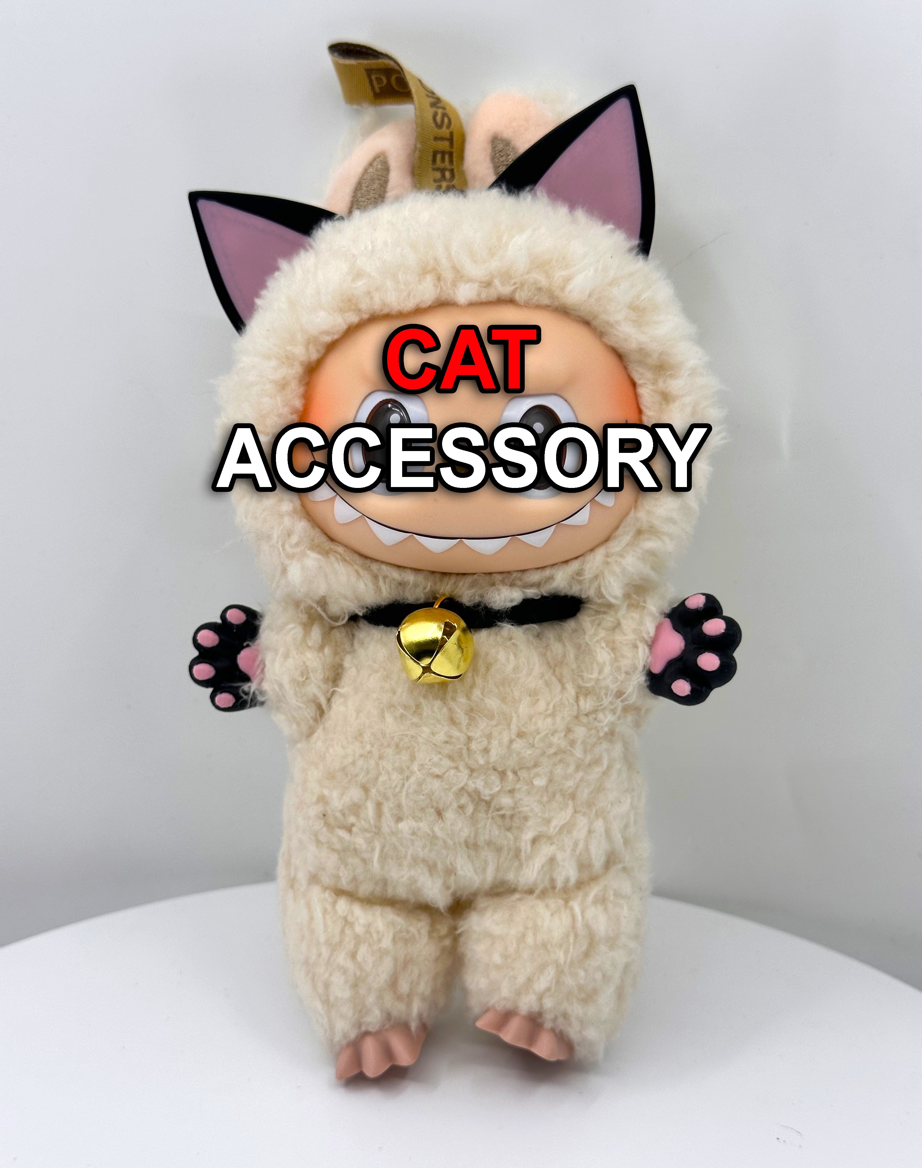 Cat Paws / Ears / Collar – Kitty set- Detachable 3D Printed Accessory, Custom Figure