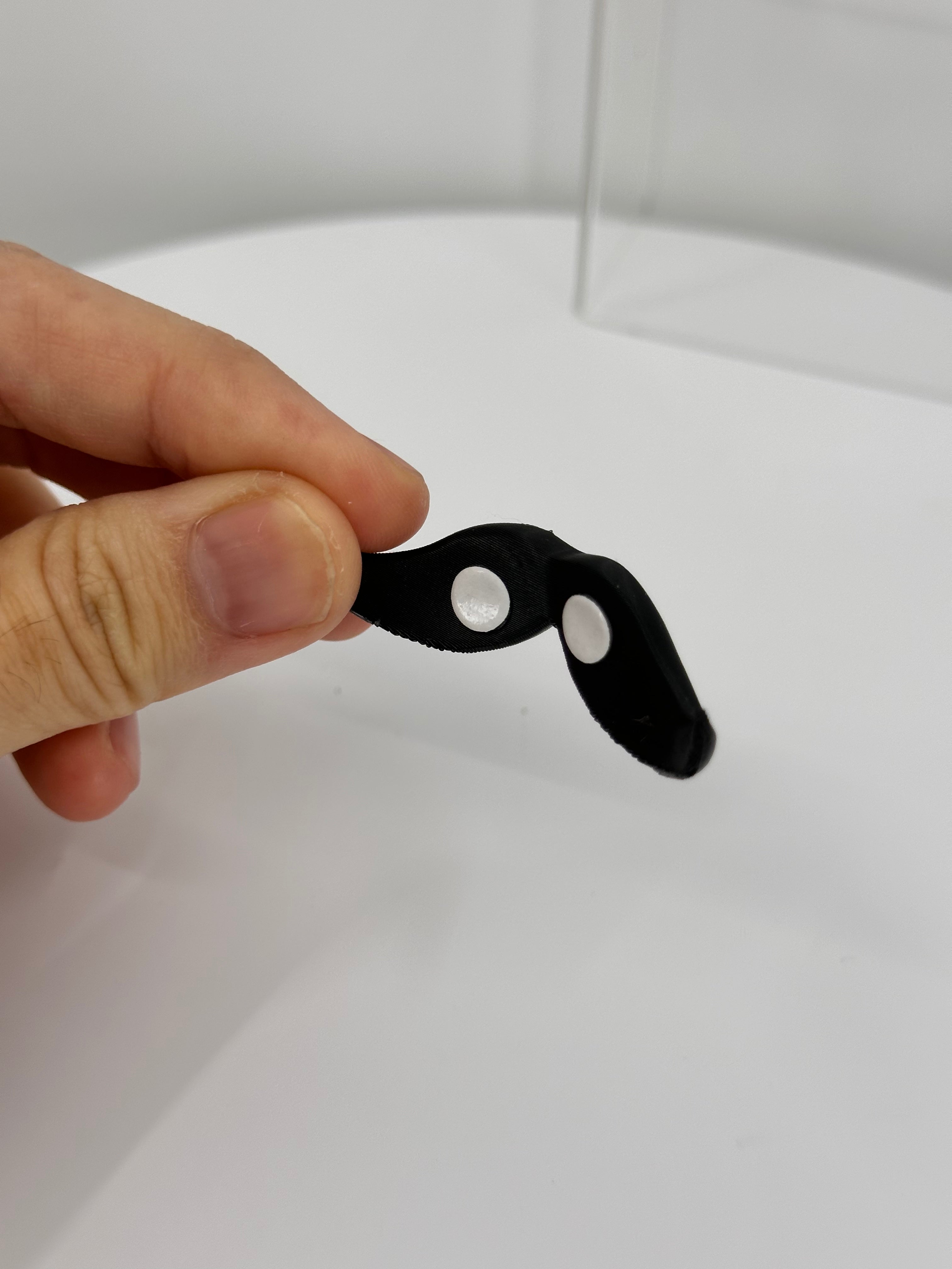 mustache accessories - Detachable 3D Printed Accessory, Funny Plushy Custom Figure