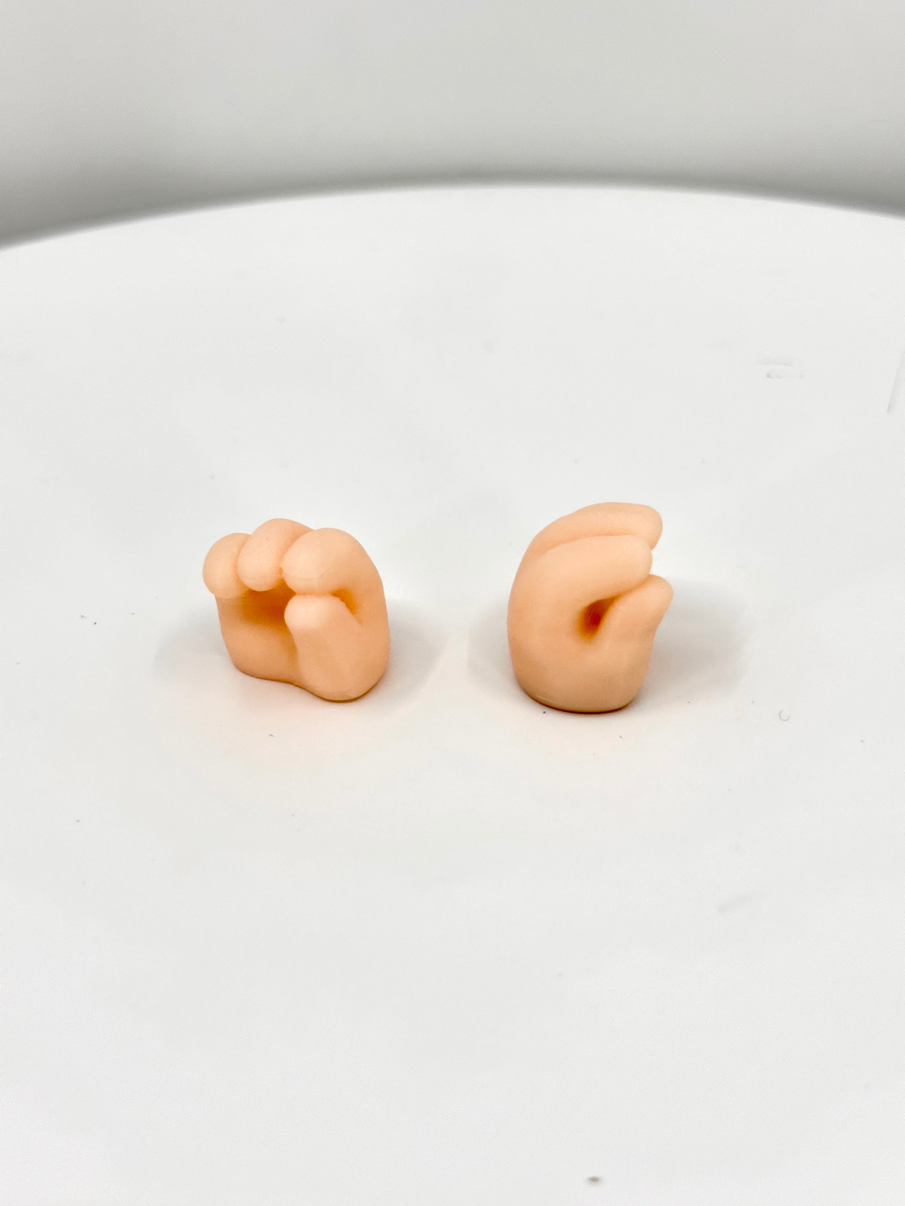 Italian hands accessories - Detachable 3D Printed Accessory, Funny Plushy Custom Figure
