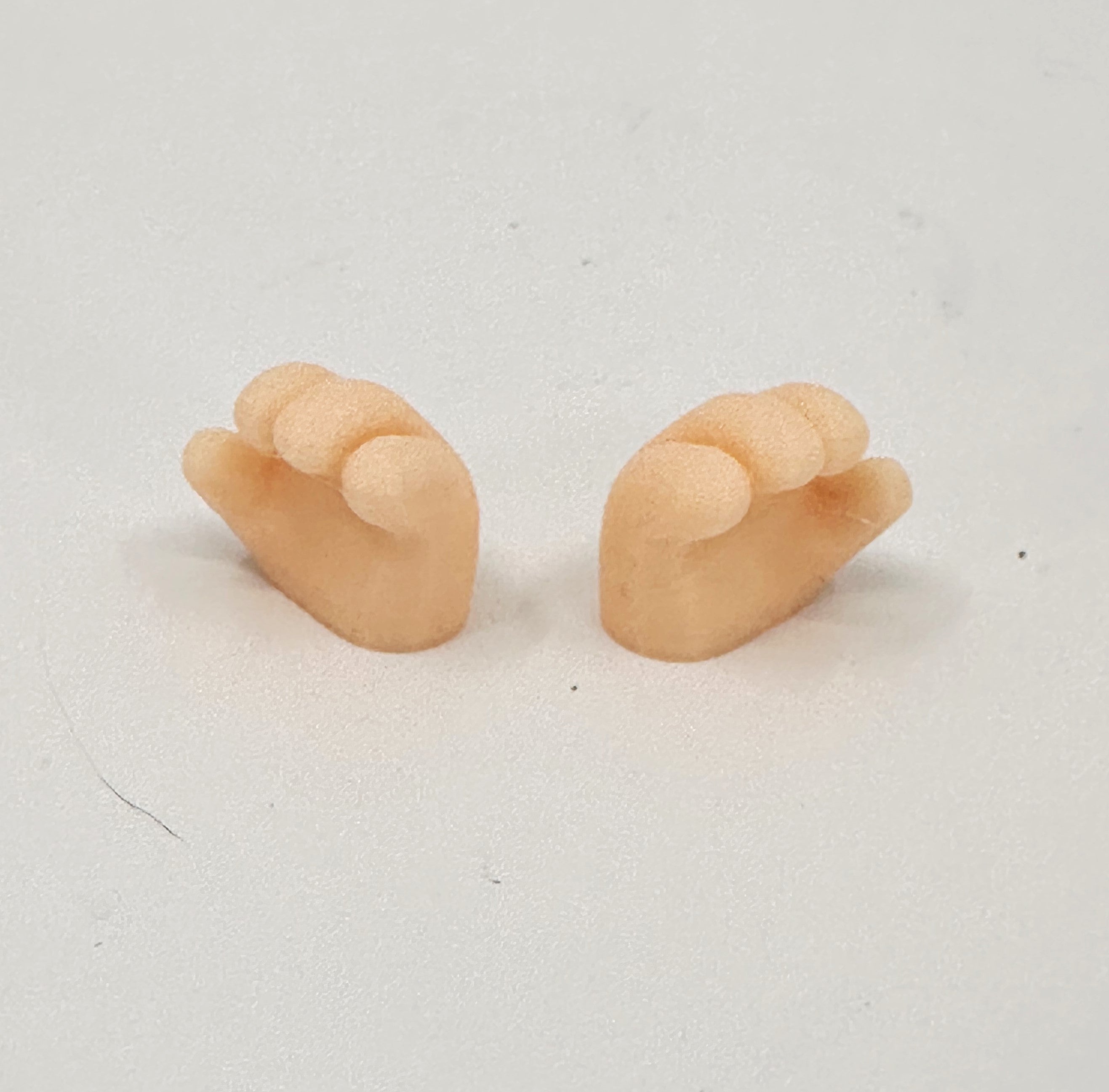 Curled Hand - Detachable 3D Printed Accessory, Pose Part for Custom Figure