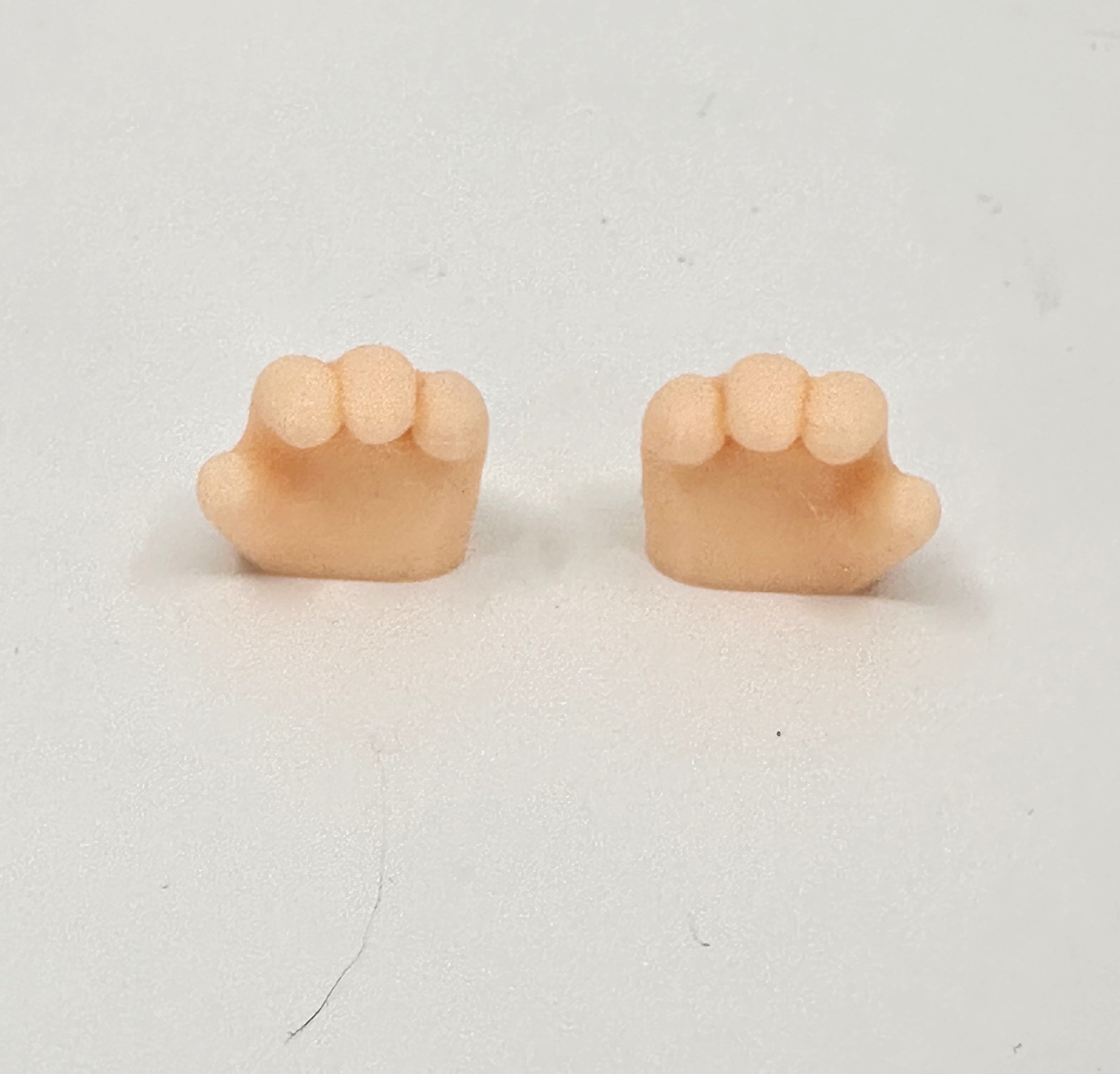 Curled Hand - Detachable 3D Printed Accessory, Pose Part for Custom Figure