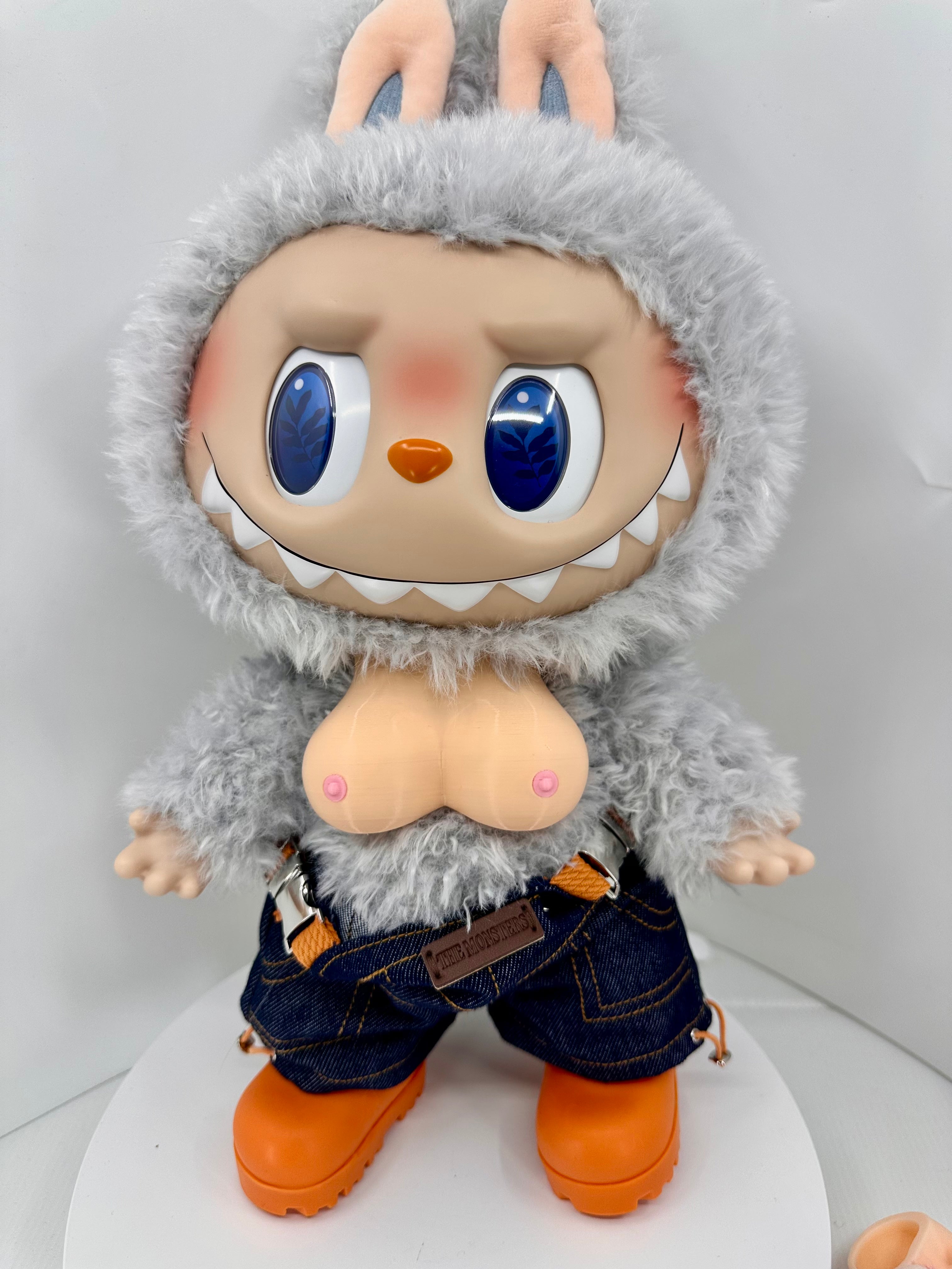 boobs accessories - Detachable 3D Printed Accessory, Funny Plushy Custom Figure