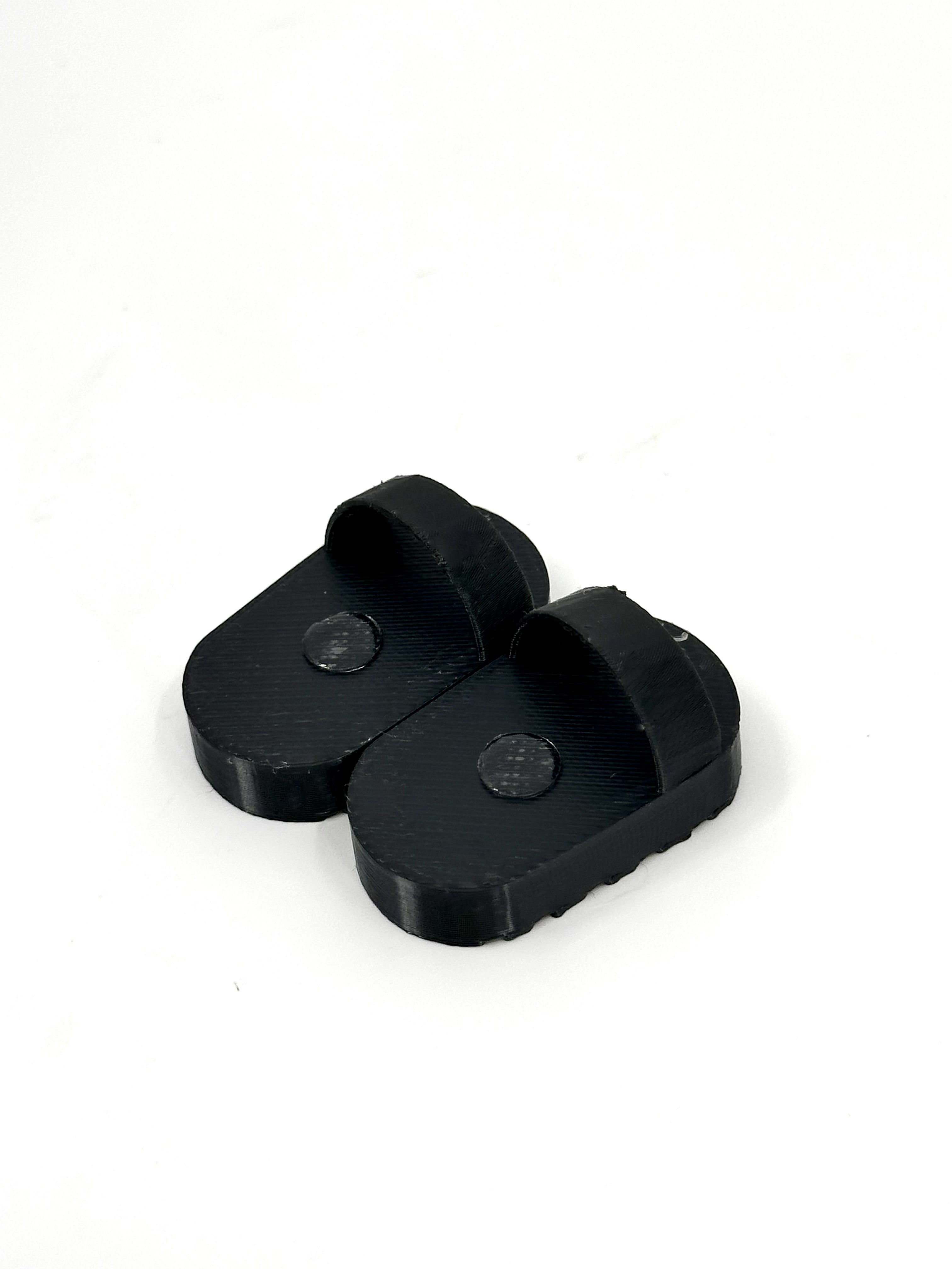 Slide sandals slippers shoes – wearable 3D Printed Accessory, accessories for Custom Figure