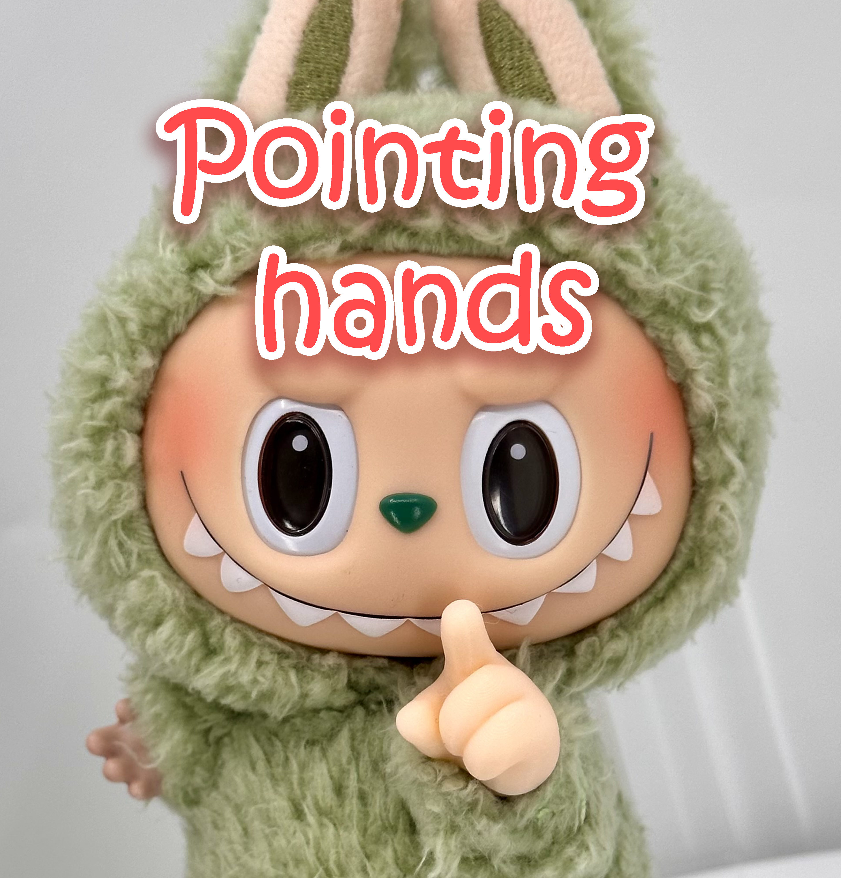Pointing Hands – Detachable 3D Printed Accessory, accessories for Custom Figure