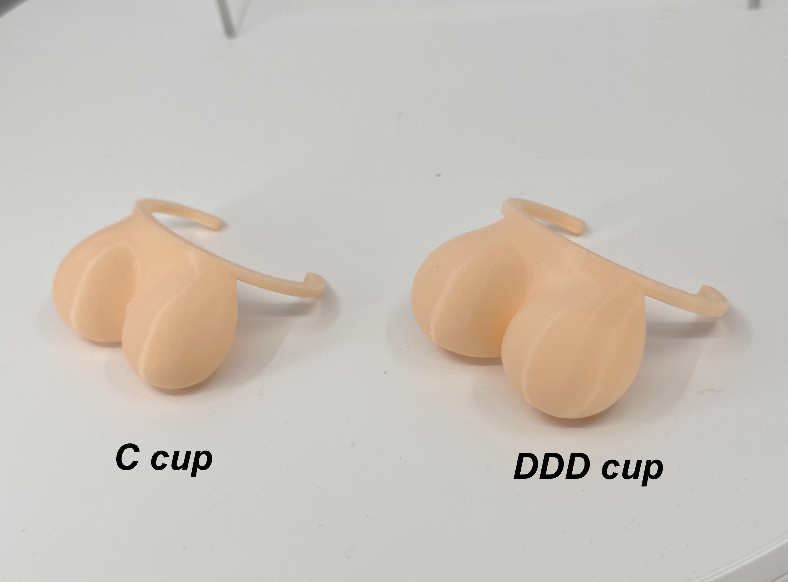 boobs accessories - Detachable 3D Printed Accessory, Funny Plushy Custom Figure