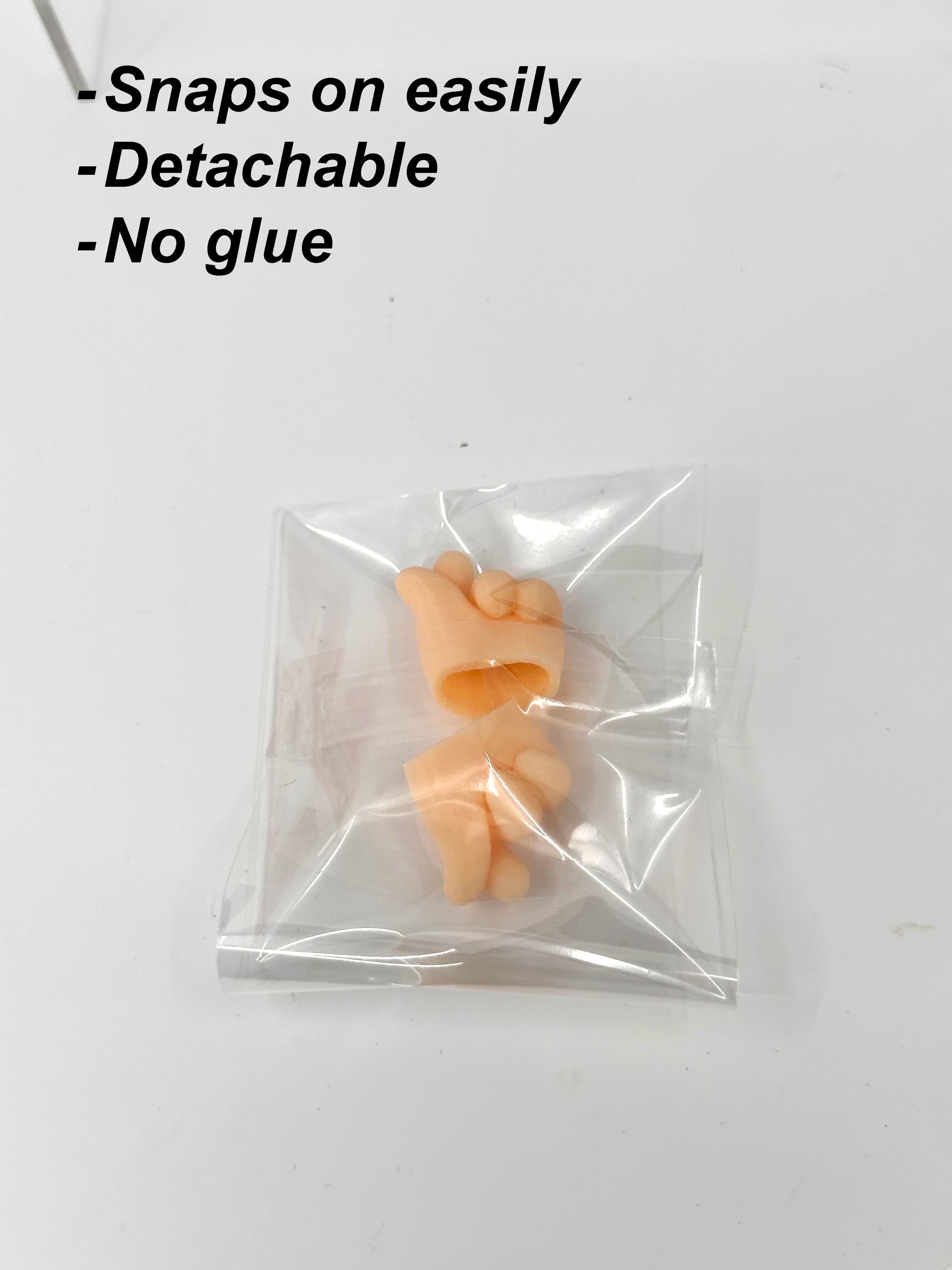 K-heart hands accessories– Detachable 3D Printed Accessory, Funny Pose Part for Custom Figure